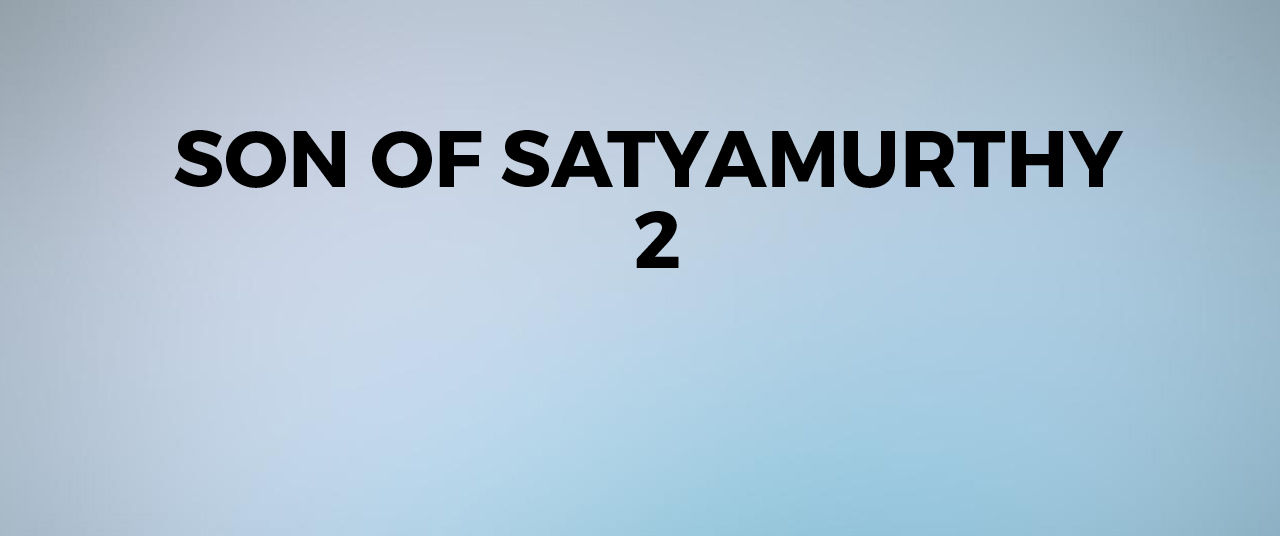 Watch son discount of satyamurthy 2