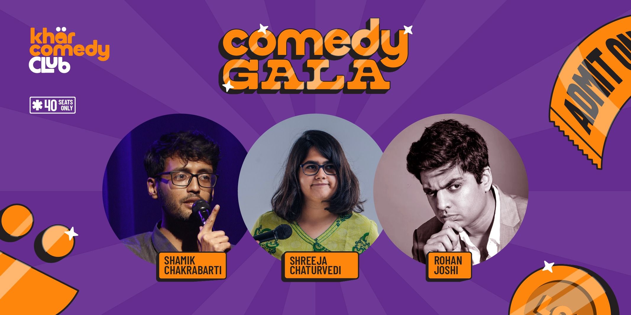 Comedy Gala ft. Rohan, Shreeja & Shamik [KCC] comedyshows Event