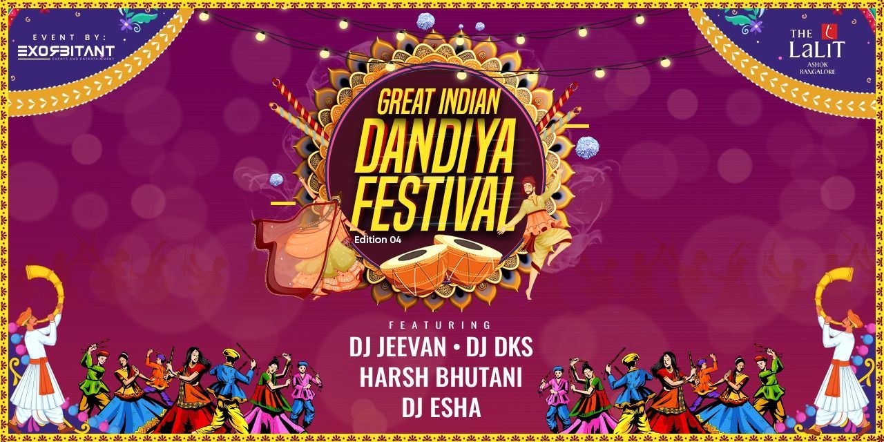 The Great Indian Dandiya Festival at Lalit Ashok in Bengaluru BookMyShow
