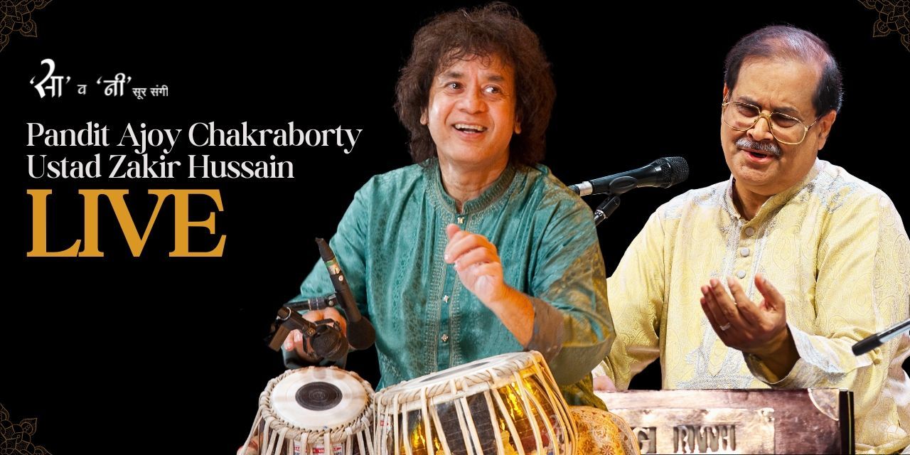 Pt.Ajoy Chakraborty and Ustad Zakir Hussain Live musicshows Event