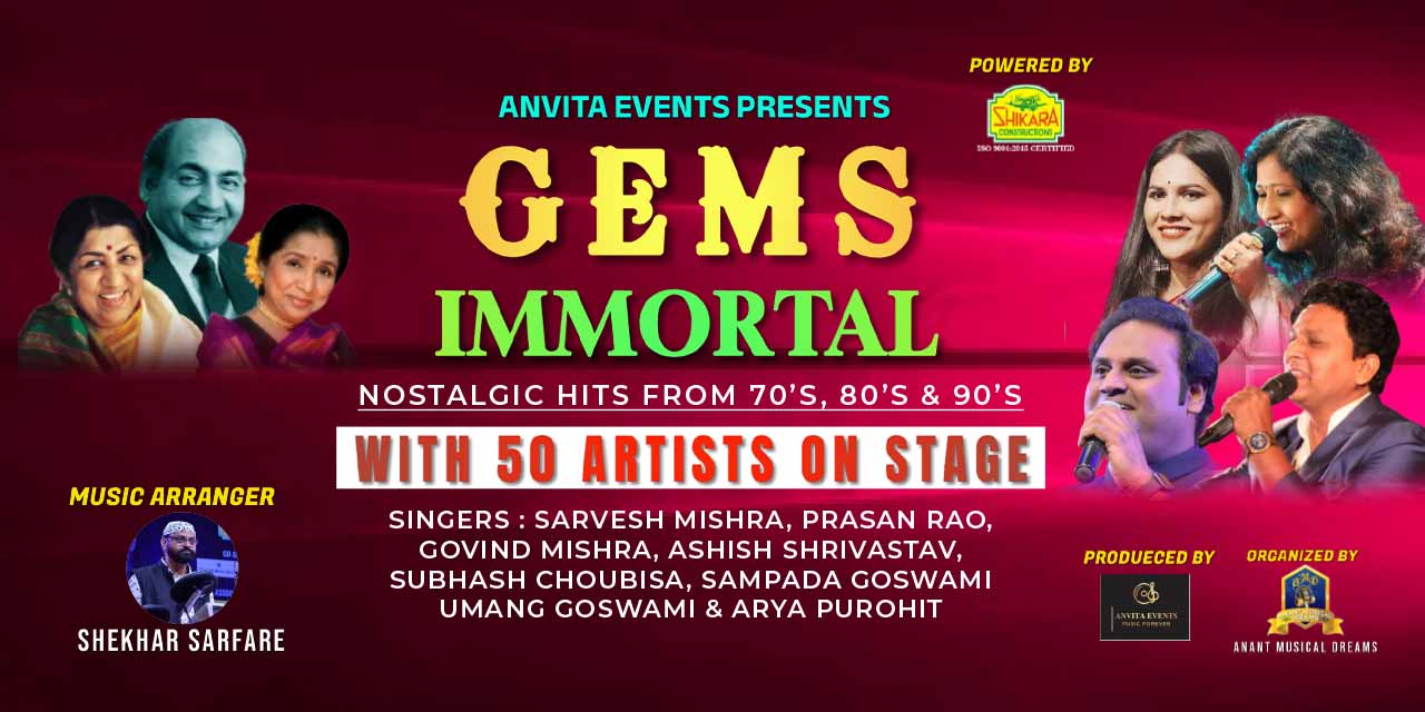 IMMORTAL GEMS music-shows Event Tickets Mumbai - BookMyShow