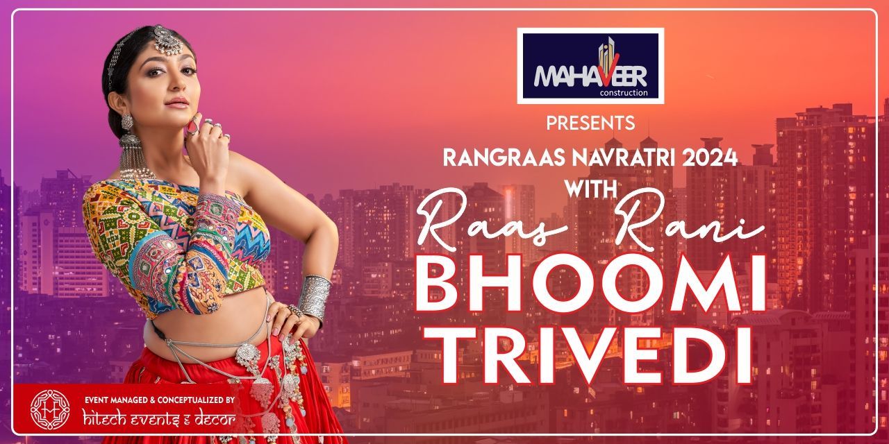 Bhoomi Trivedi Navratri 2024 Garba Festival Mumbai