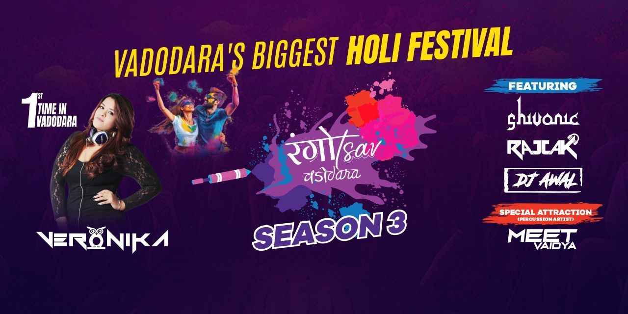 holi events in vadodara 2025