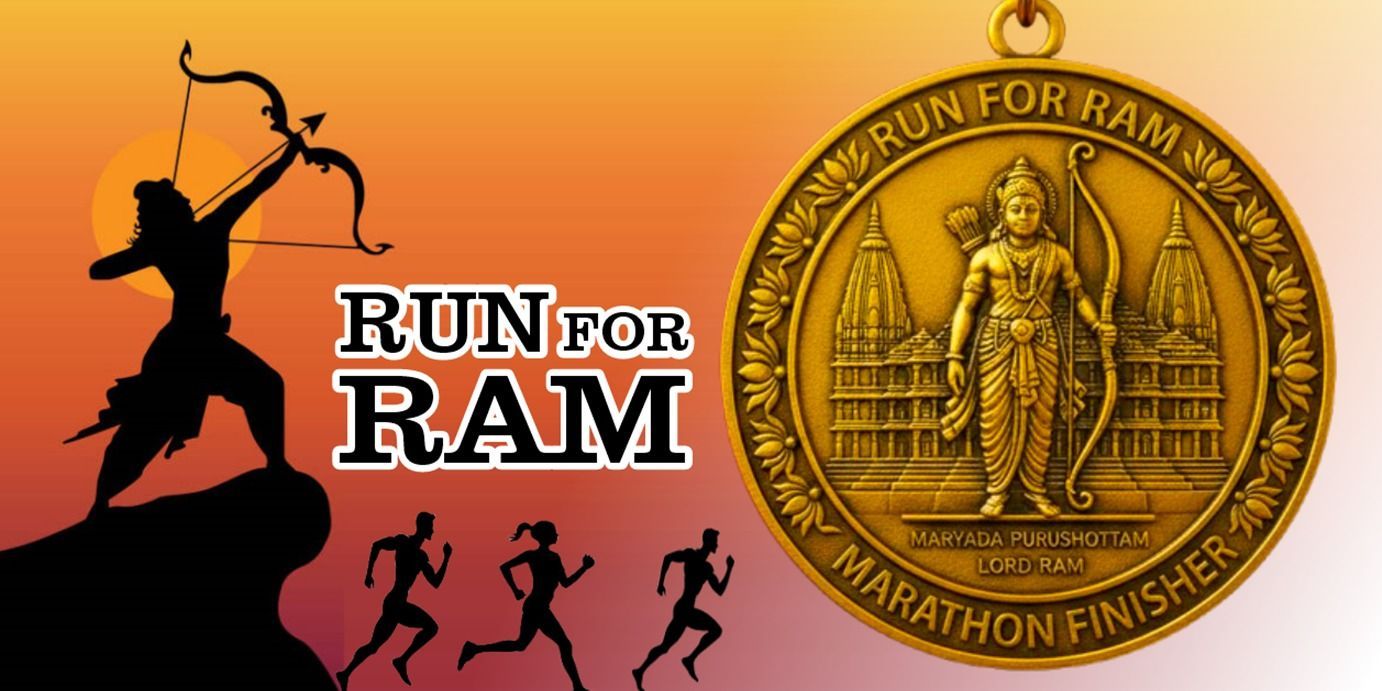Run for Shri Ram Marathon - Get Beautiful Medal - running Event Tickets ...