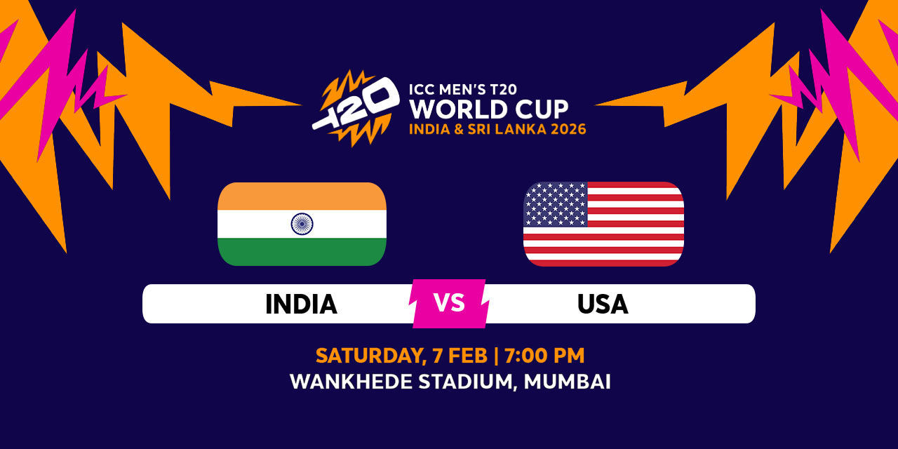 INDIA vs UNITED STATES OF AMERICA - ICC Men's T20 WC 2026 이벤트 이미지