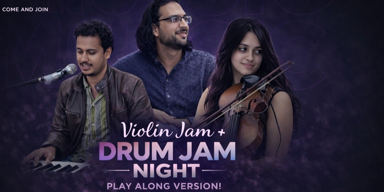 Violin Jam and Drum Jam Night - Play Along Version music-shows Event ...
