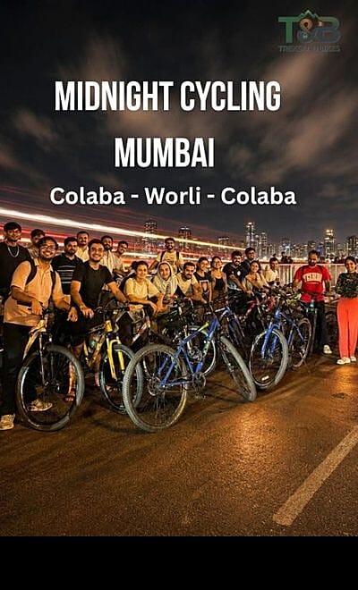 Midnight Cycling Mumbai - Treks and Bikes