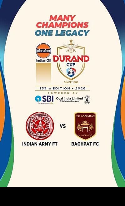DURAND CUP 2026 - INDIAN ARMY FT VS BAGHPAT FC