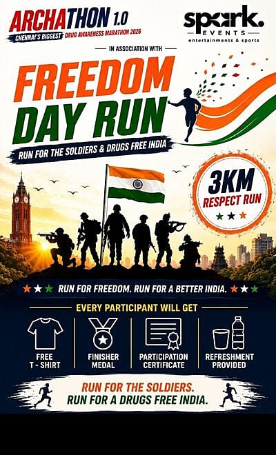 FREEDOM DAY RUN 2026 Run for the Soldiers & Drugs 