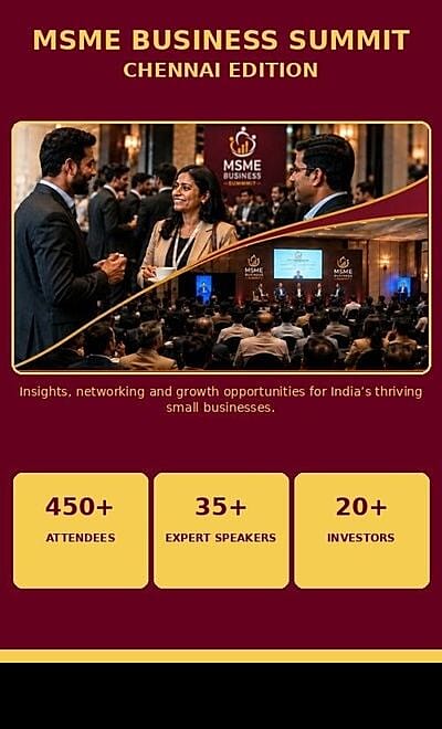 MSME Business Summit 2026 Chennai