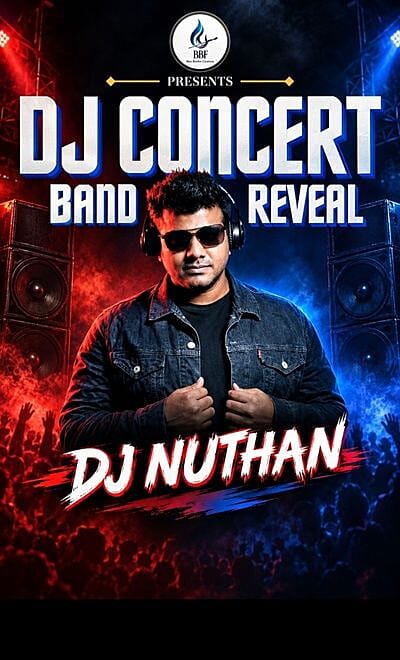 DJ CONCERT X BAND REVEAL