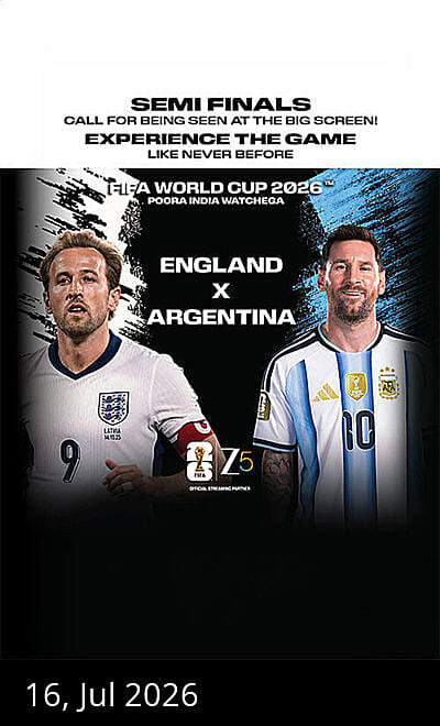 FIFA World Cup 2026 Semi Final - England Vs Argentina