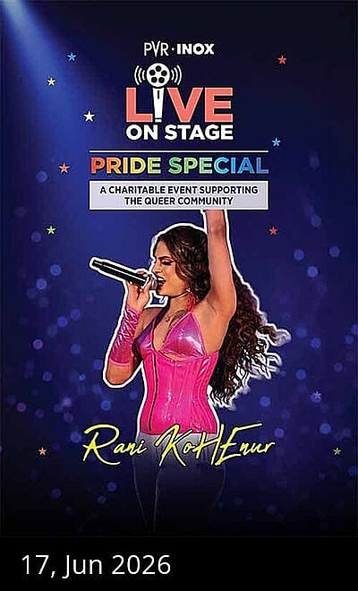 PVR INOX Live on Stage: Pride Special with Rani Kohenur (Hindi)