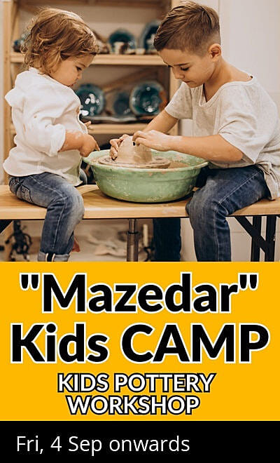 "Mazedar" Kids Camp Pottery workshop