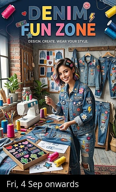 Denim fun zone