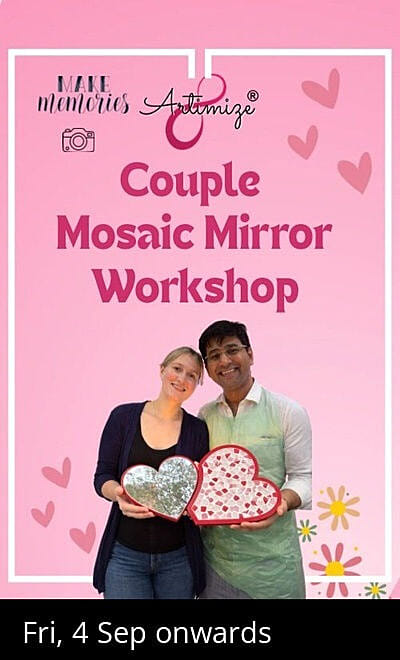 Couple Mosaic Mirror Workshop