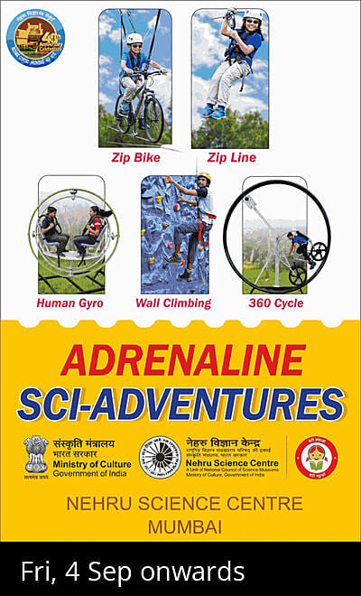 Adrenaline Sci-Adventure at Nehru Science Centre