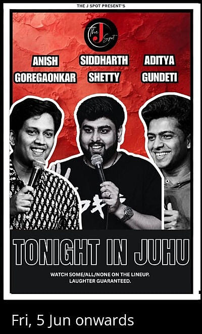 Tonight In Juhu - A Live Standup Comedy Show