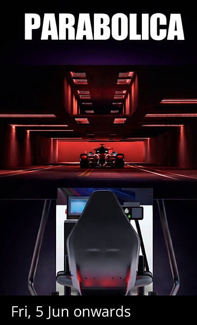Dual Track F1 Experience at Parabolica.