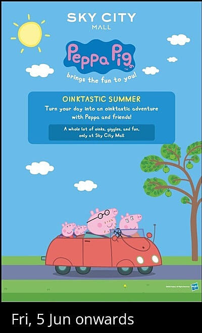 Peppa Pig at Sky City Mall