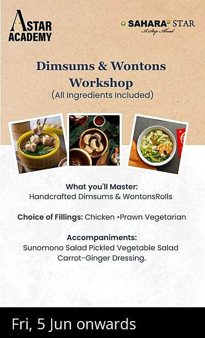 Dimsums & Wontons Workshop 
