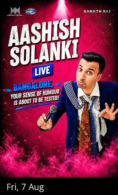 Aashish Solanki Live In Bengaluru