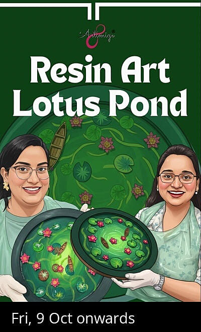 Lotus Pond Resin Art Workshop 