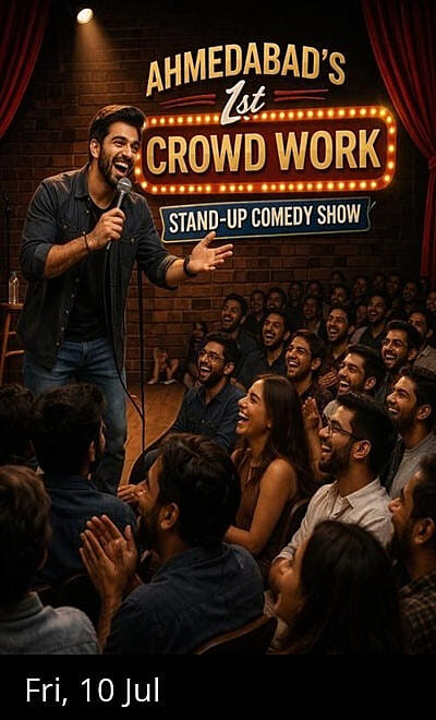 Ahmedabad's 1st Crowd Work Comedy Show