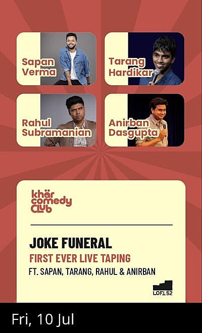 Joke Funeral by Sapan Verma: KCC
