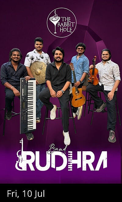 BAND RUDHRA PERFORMING LIVE AT THE RABBIT HOLE