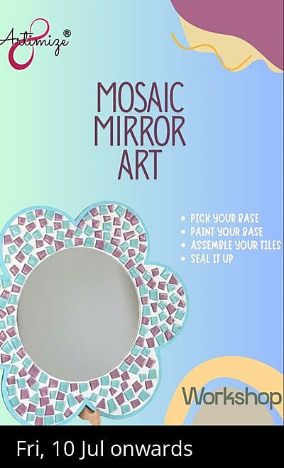 Mosaic Mirror Art Workshop