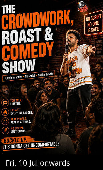 THE CROWDWORK, ROAST & COMEDY SHOW