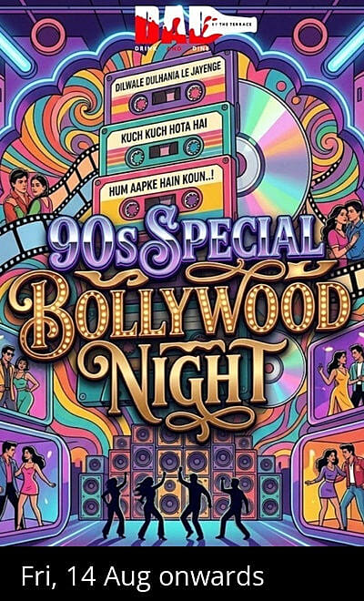 90's Special Bollywood Night