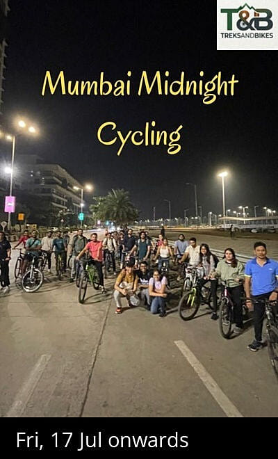 Mumbai Midnight Cycling Tour - Treks and Bikes