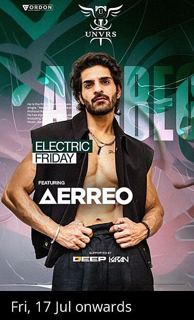 ELECTRIC FRIDAY ft. AERREO Live at UNVRS Goa