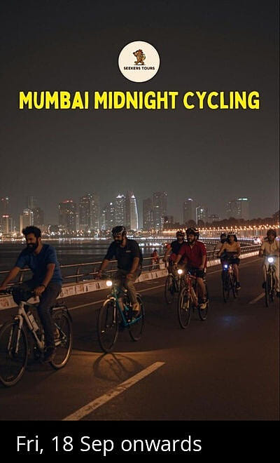 Mumbai Midnight Cycling - Seekers Tours