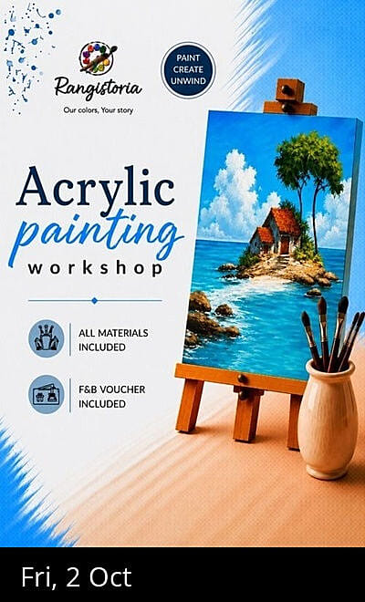 Tropical Cottage - Acrylic Painting Workshop