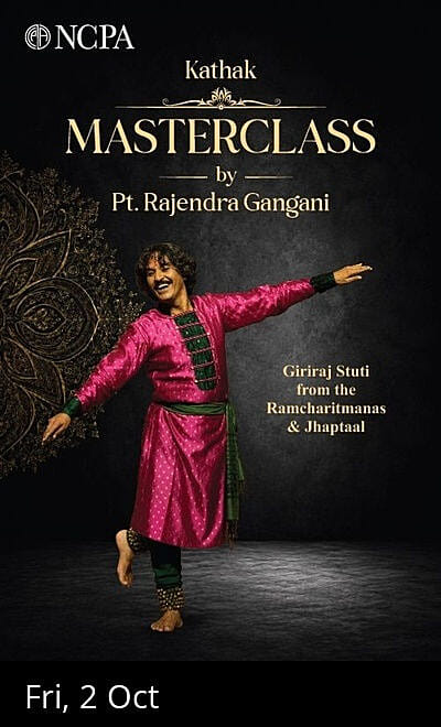 Kathak Masterclass by Pt. Rajendra Gangani