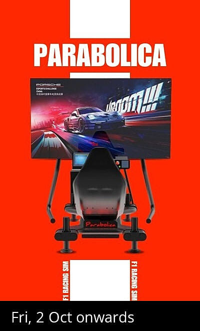 F1 Racing Simulators at Parabolica.