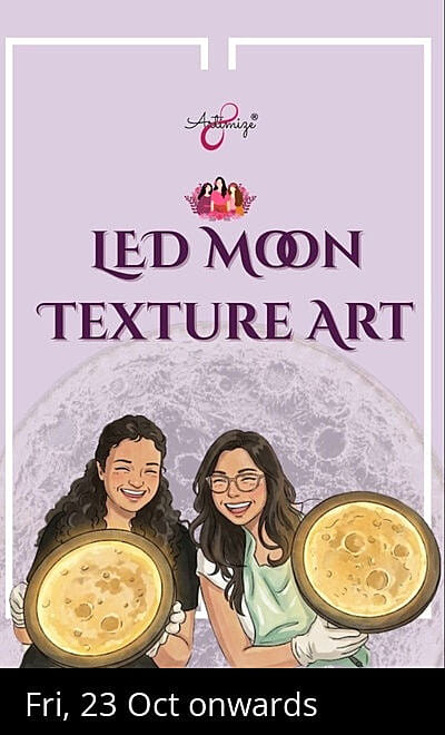 LED Moon Texture Art Workshop