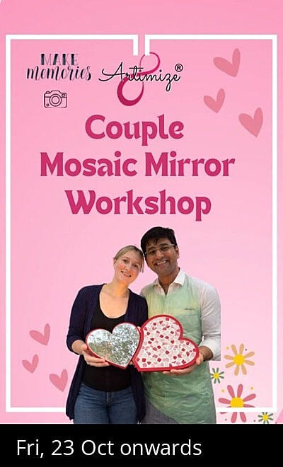 Couple Mosaic Mirror Workshop
