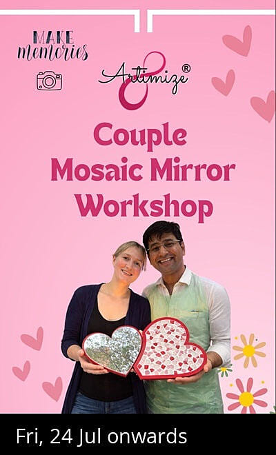 Couple Mosaic Mirror Workshop