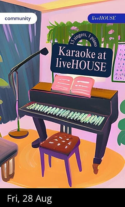 Karaoke at liveHOUSE