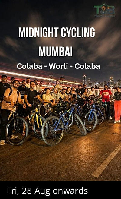 Midnight Cycling Mumbai - Treks and Bikes
