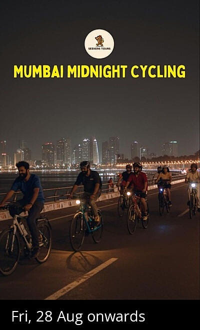 Mumbai Midnight Cycling - Seekers Tours