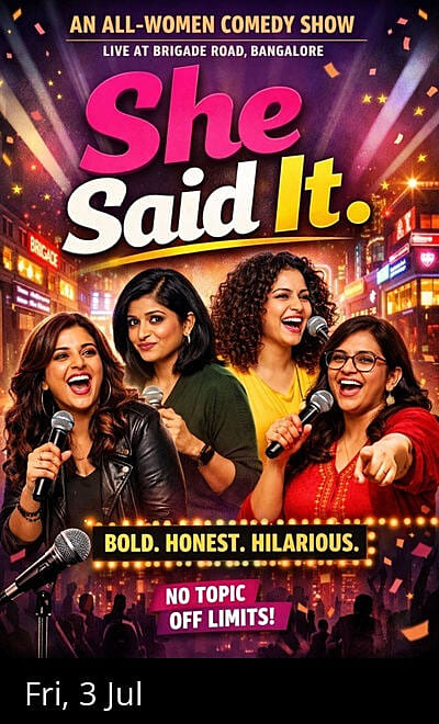 She Said It: An All Women Lineup Comedy Show