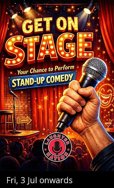 Get on Stage - Perform Standup comedy
