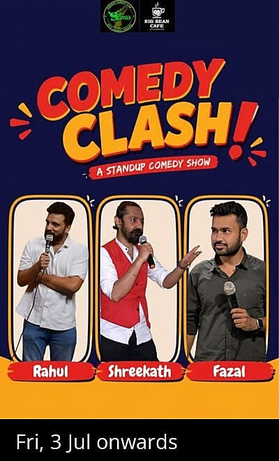 Comedy Clash @ Big Bean Cafe Indiranagar
