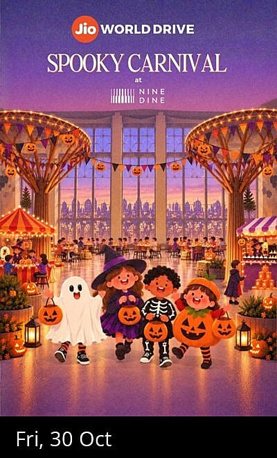 Spooky Kids Carnival At Nine Dine, Jio World Drive