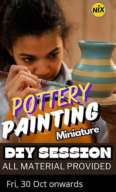 POTTERY PAINTING (A DIY SESSION)